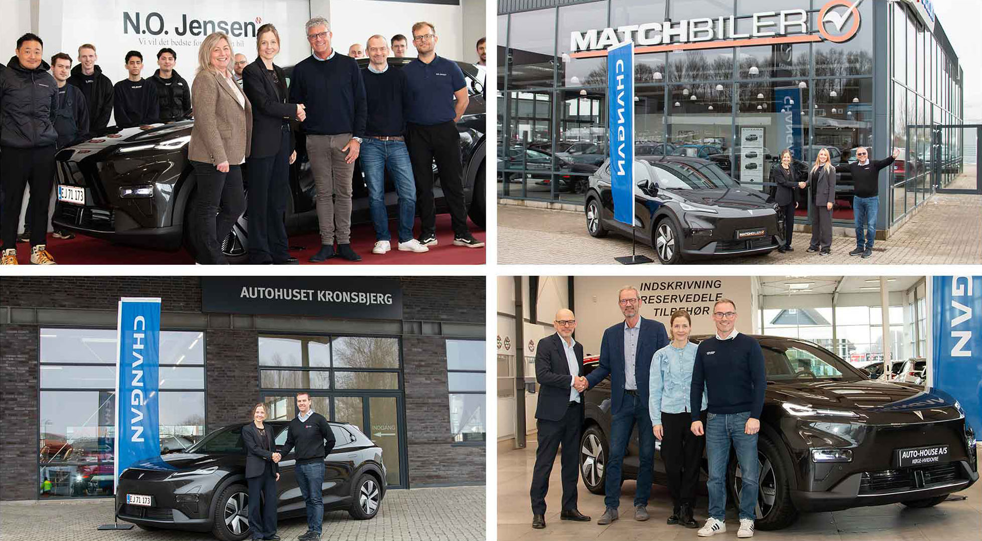 4 nye Changan-forhandlere i Danmark