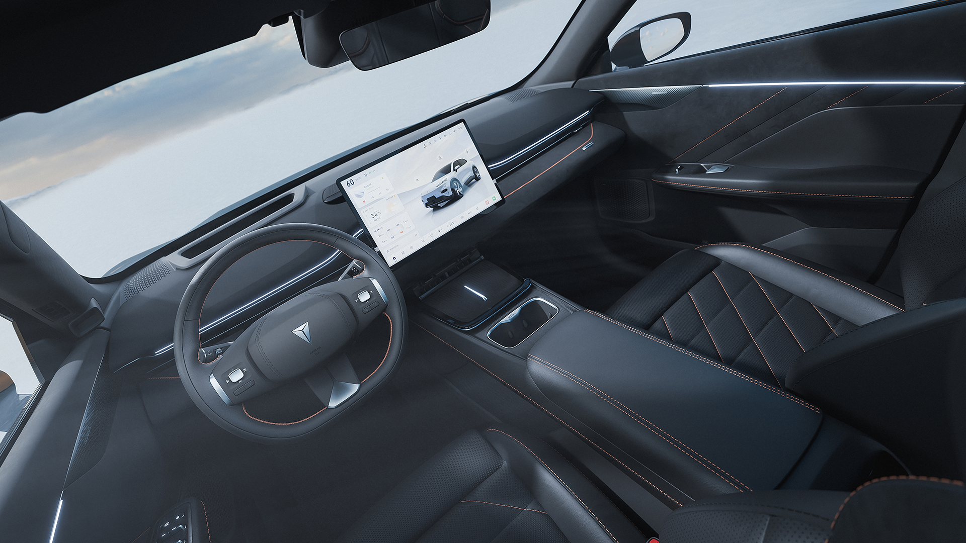 Foto: Interiør i Changan Deepal S05 
